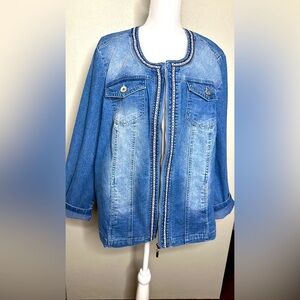 Women’s Denim Jean Jacket size 18